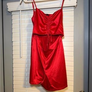 Red romper